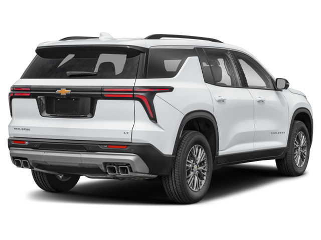 Rear side view of 2025 Chevrolet Traverse