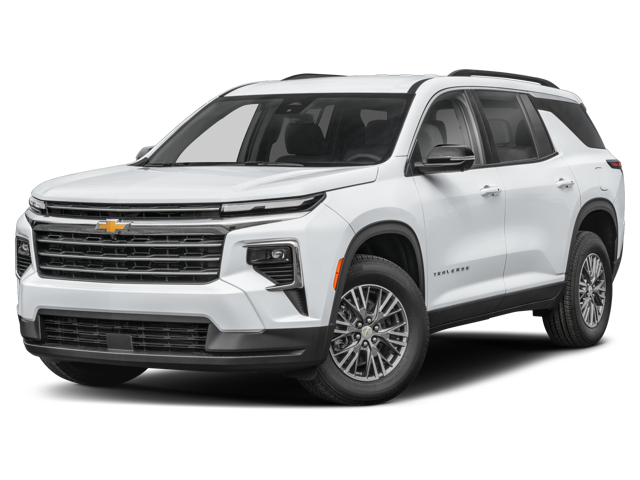 Front side view of 2025 Chevrolet Traverse