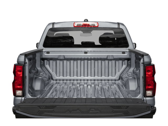 Rear view of 2025 Chevrolet Colorado open bed
