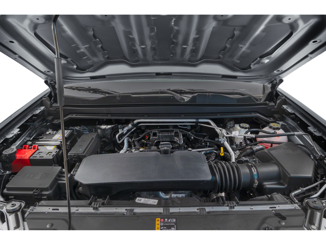 Close up view of 2025 Chevrolet Colorado engine under the hood